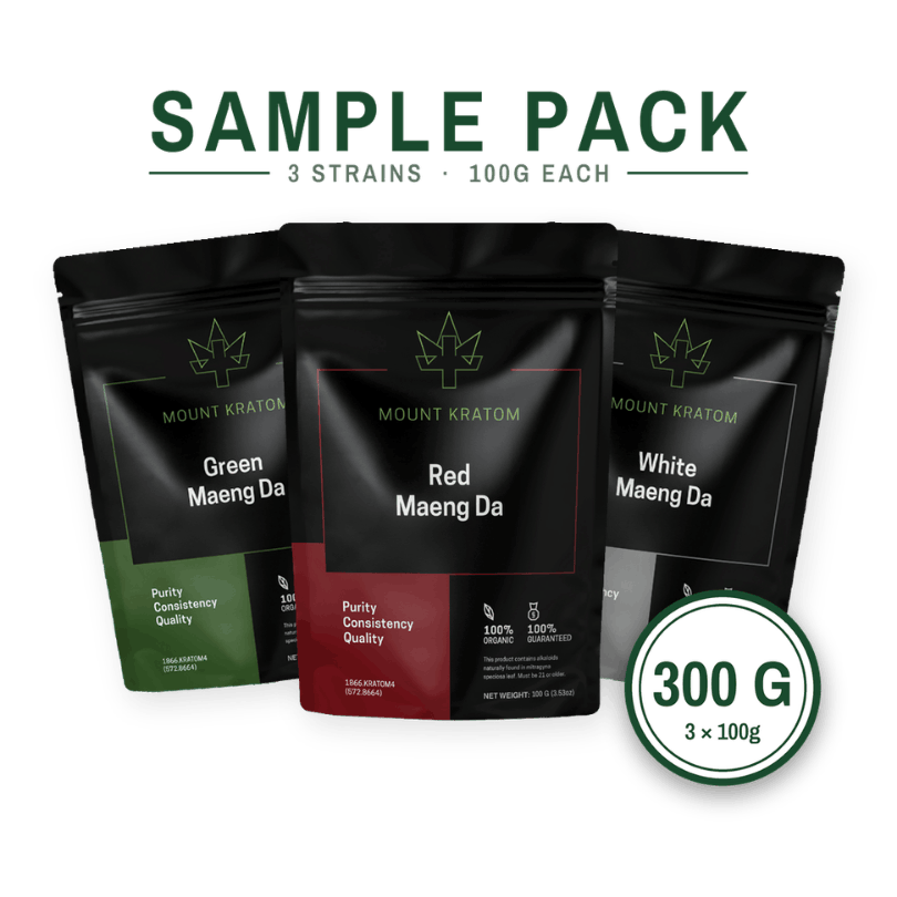 Kratom Powder Sample Pack (3x100g)
