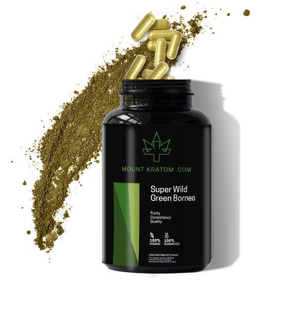 Green Borneo Kratom Capsules