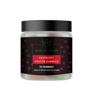 Raspberry Kratom Gummies, 15mg - Featured Image