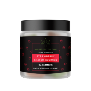 Strawberry Kratom Gummies, 30mg - Featured Image