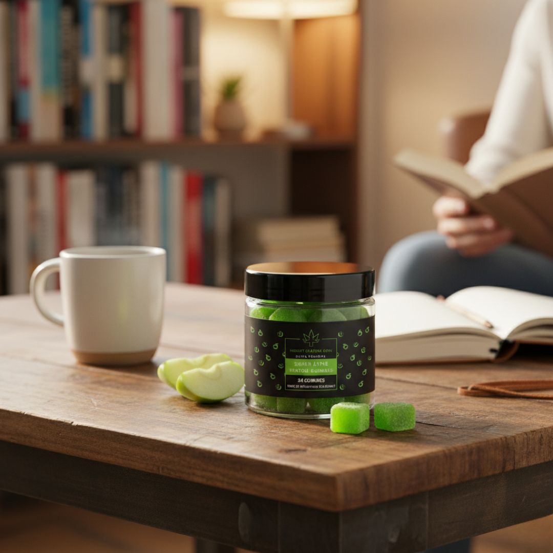 Green Apple Kratom Gummies, 50mg