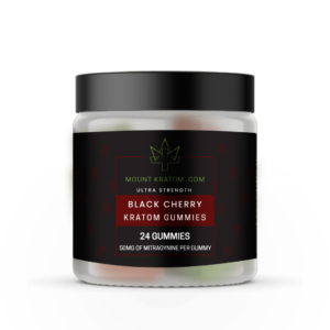 Black Cherry Kratom Gummies, 50mg - Featured Image